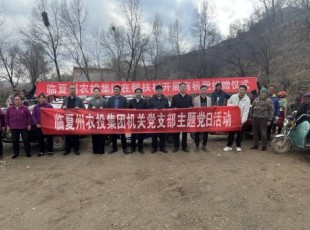 临夏NG28公司向助扶村捐赠有机肥
